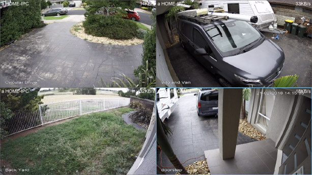security camera footage